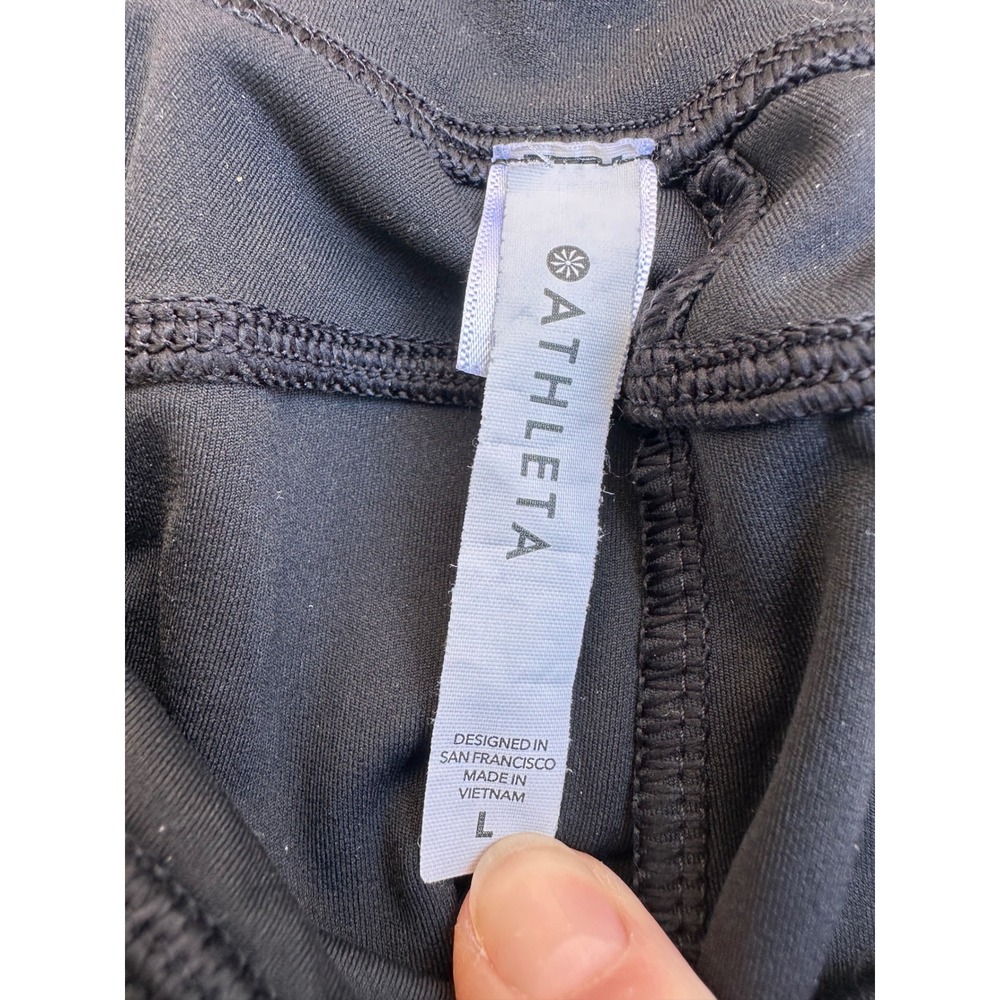 Athleta Mineral Wash Joggers Womens Large Gray High Rise Lounge Pants Pockets - Picture 3 of 4